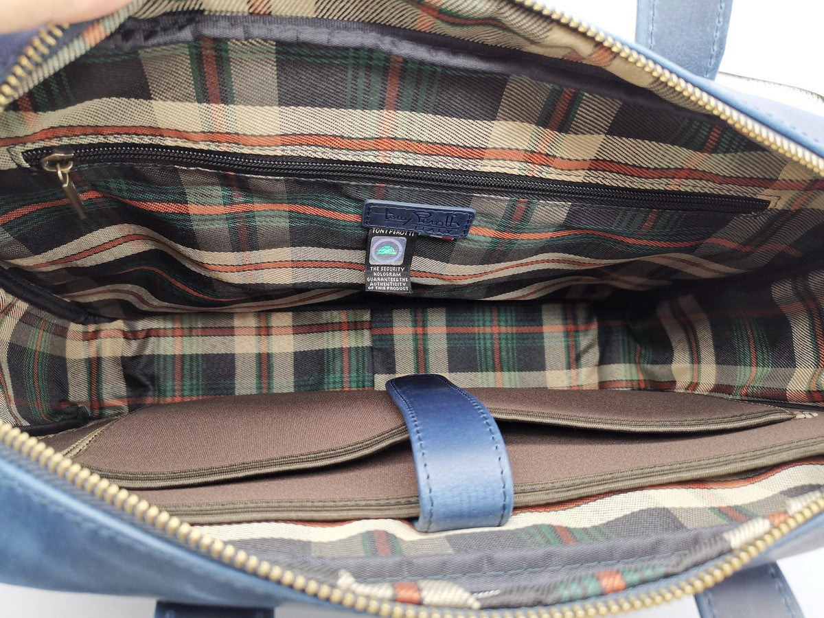 1 Compartment Blue Laptop Bag
