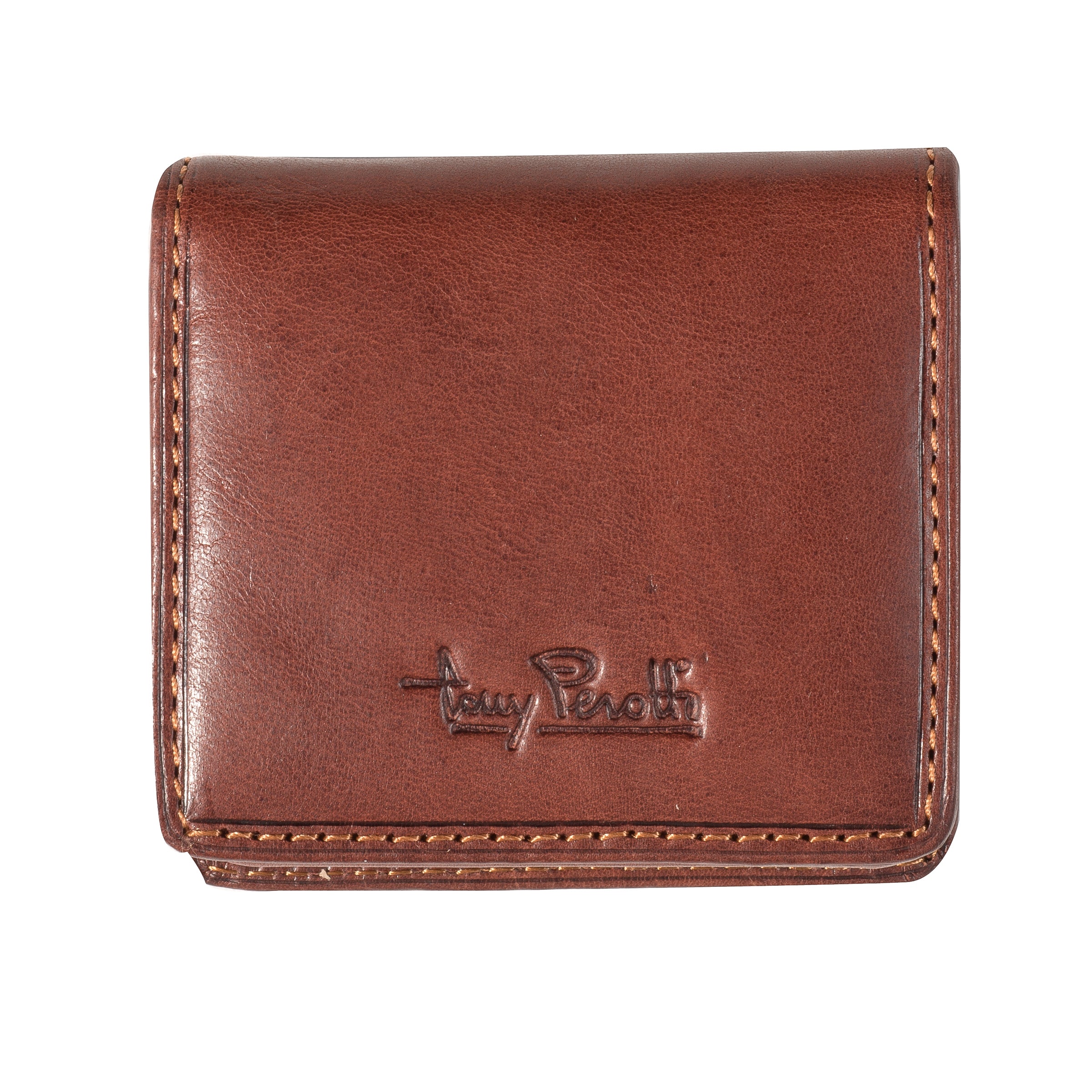 Coin purse with magnetic closure, Dark Brown