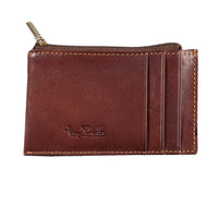 Creditcard zip wallet, Dark Brown
