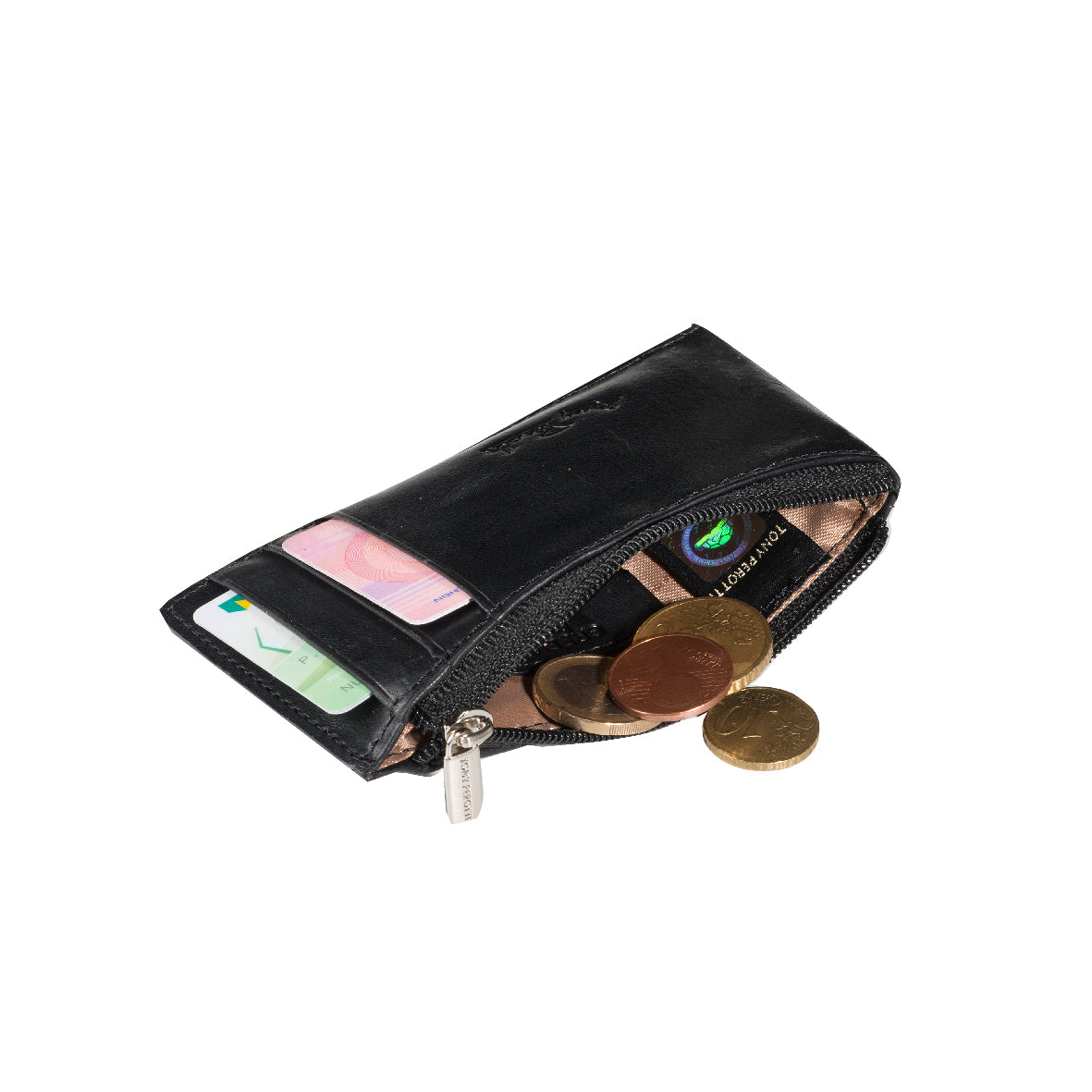 Creditcard zip wallet, Black