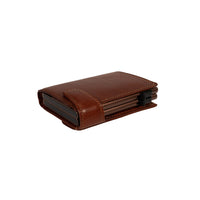 Double Card holder RFID Brown