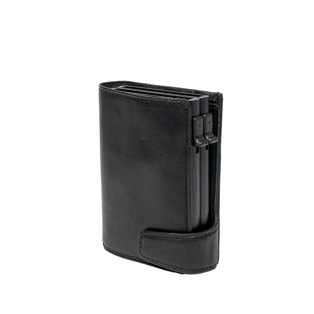Double Card holder RFID Black
