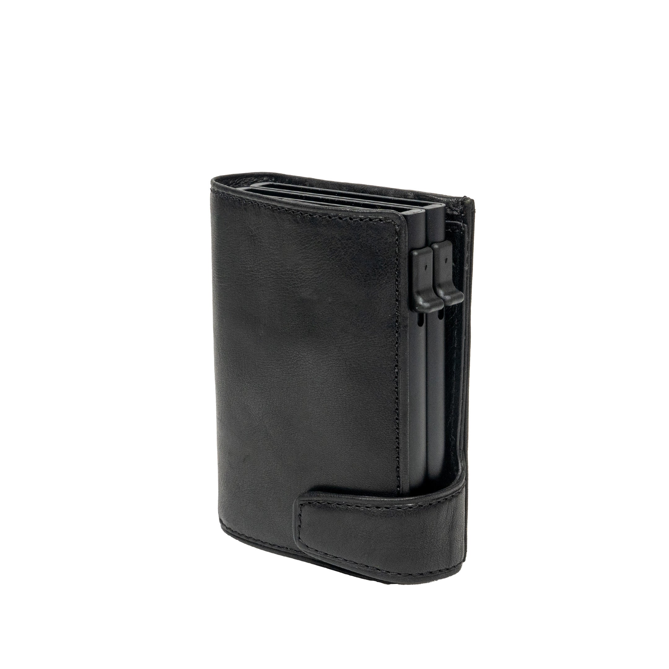 Double Card holder RFID Black