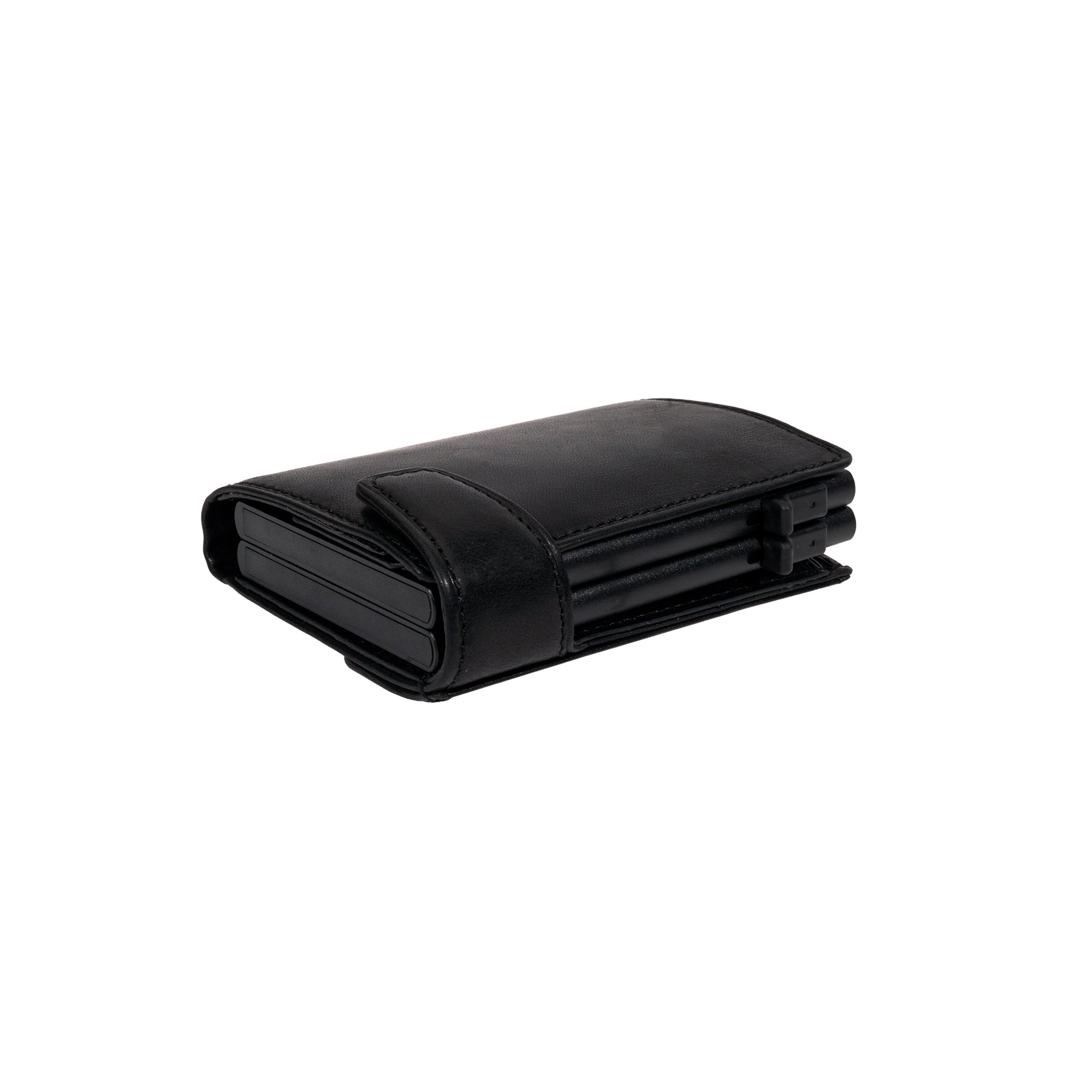 Double Card holder RFID Black