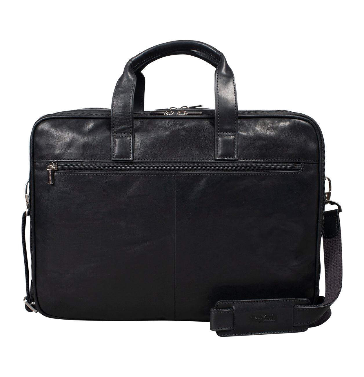 2 compartment Laptop briefcase 42cm Black