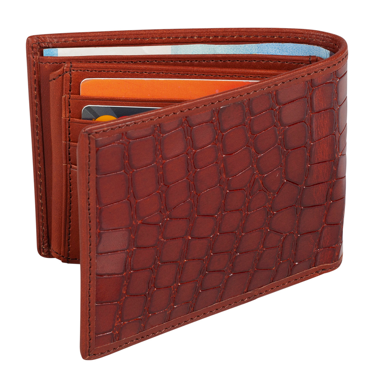 Billfold Brown Croco
