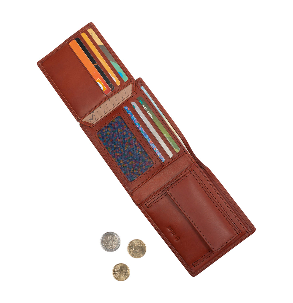 Billfold Brown Croco