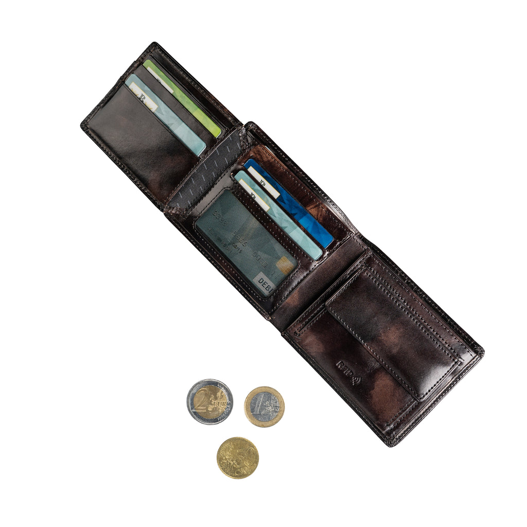 Van Gogh Black Billfold