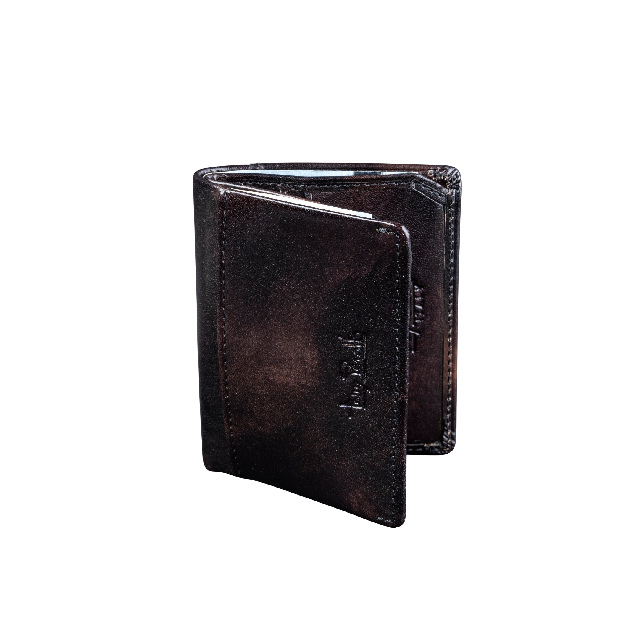 Van Gogh Black Leather Wallet