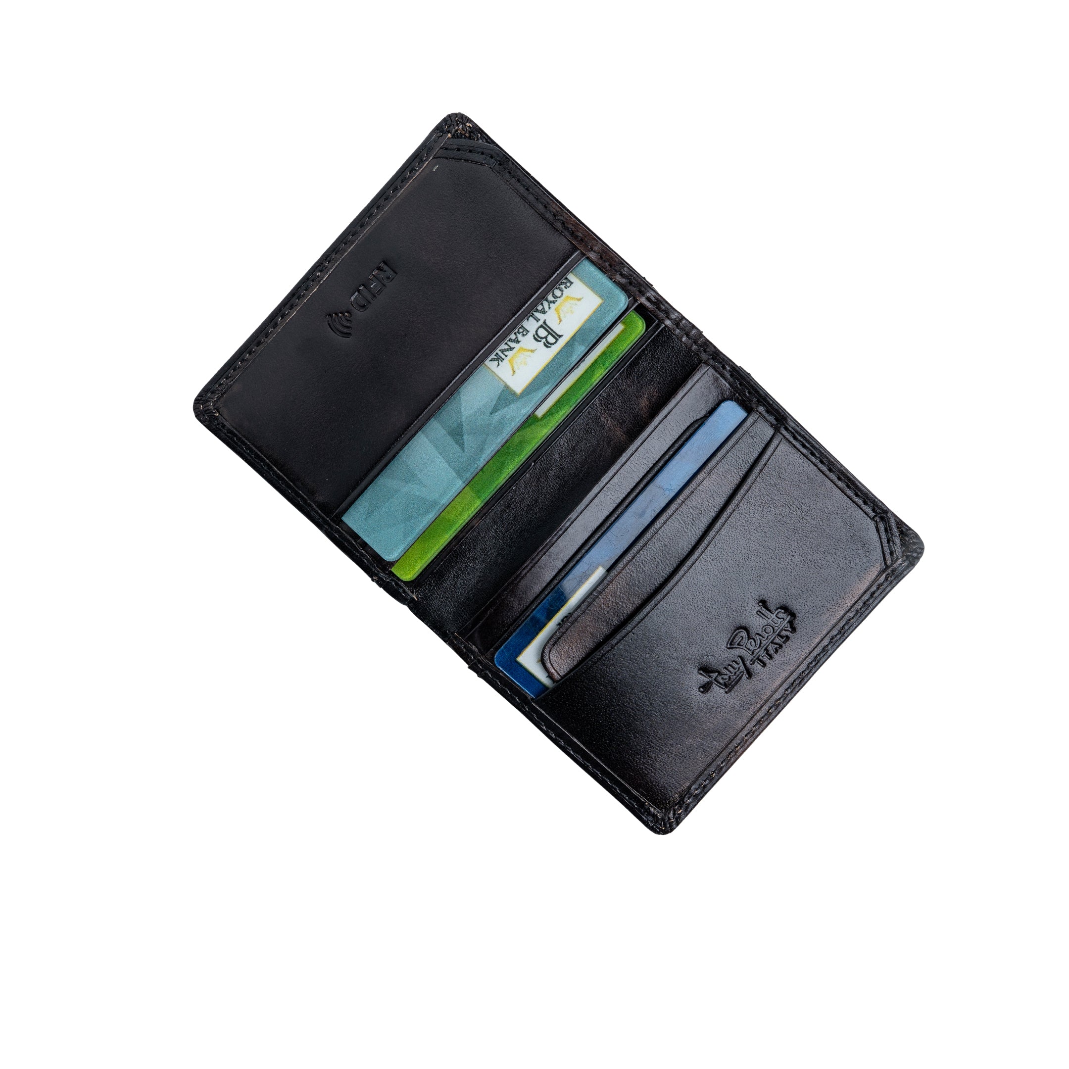 Van Gogh Black Leather Wallet