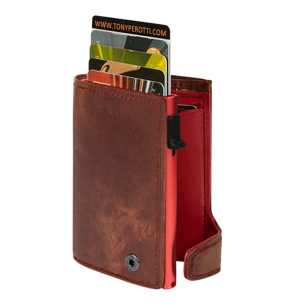 COIN Dark Brown & Red Swiss Edition