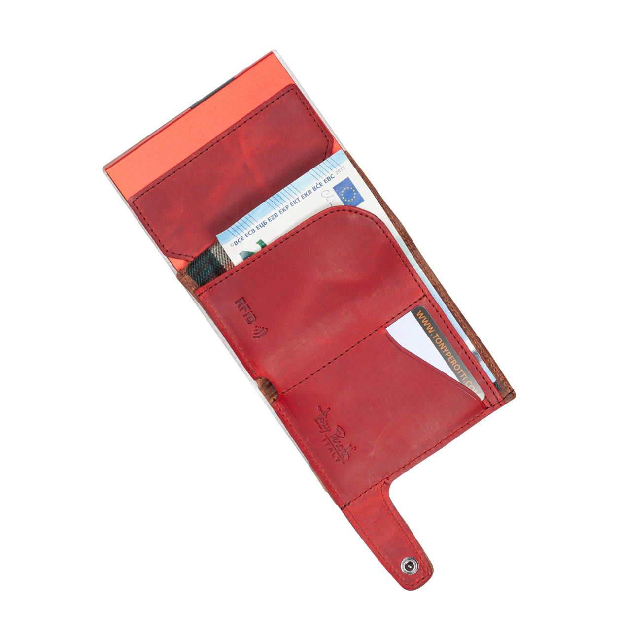COIN Dark Brown & Red Swiss Edition