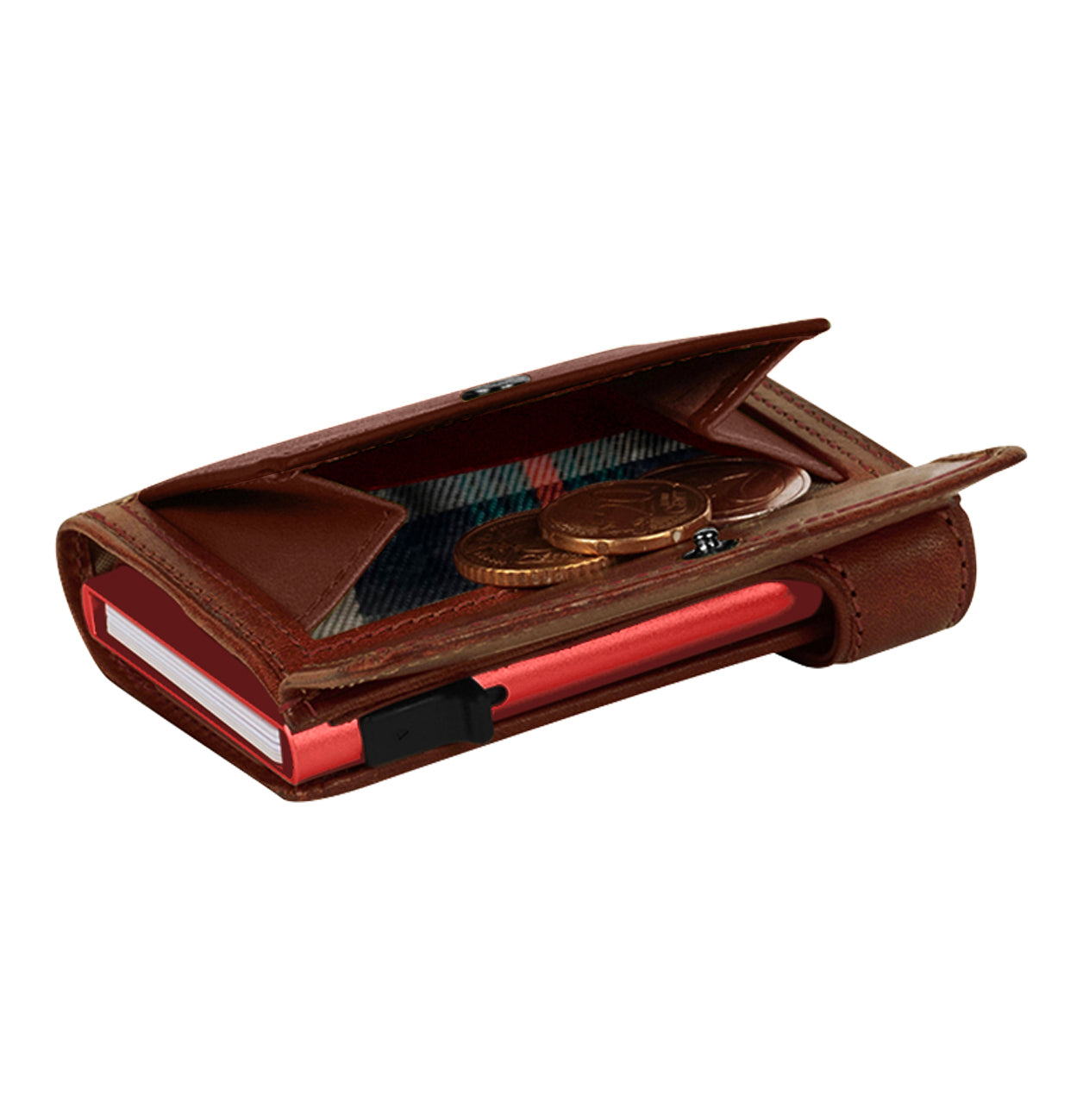 COIN Dark Brown & Red Swiss Edition