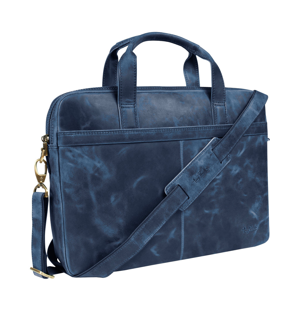 1 Compartment Blue Laptop Bag