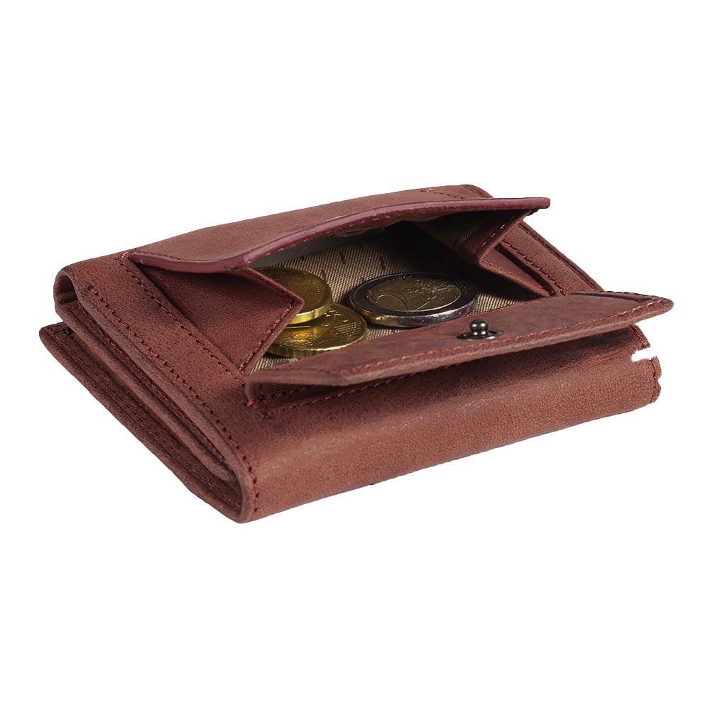 PURE MINI Vintage Burgundy 3-fold