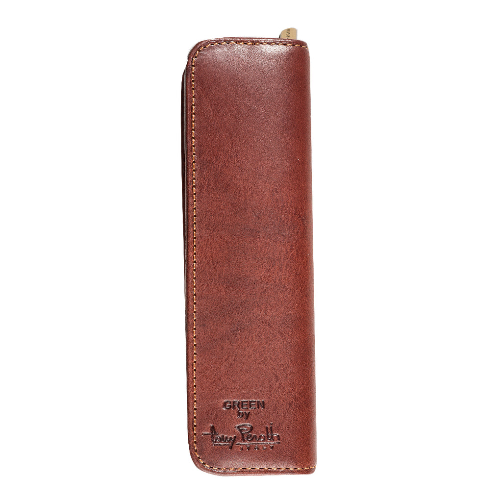PENCIL CASE Dark Brown 2 pens
