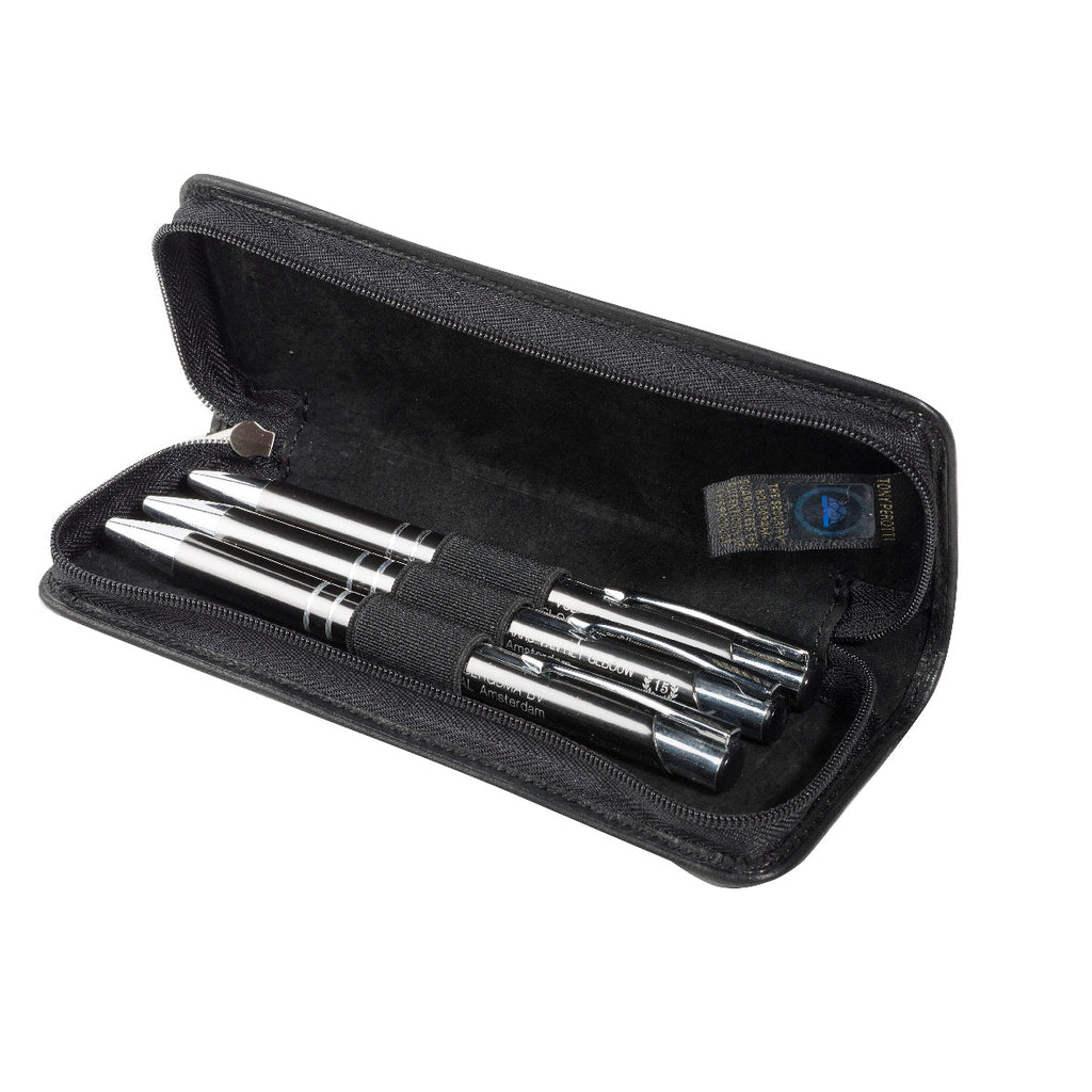 PENCIL CASE Black 3 pens
