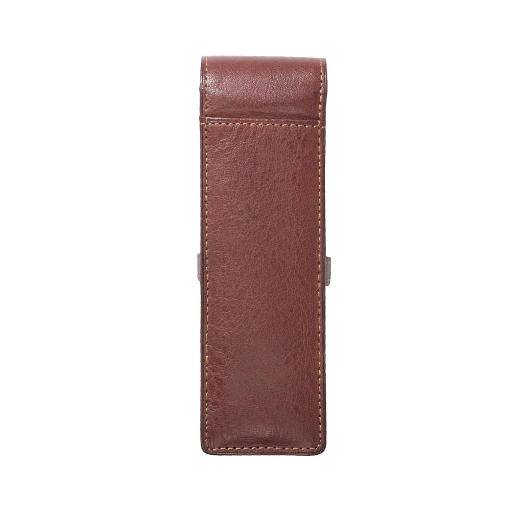 PENCIL CASE Dark Brown 2 pens