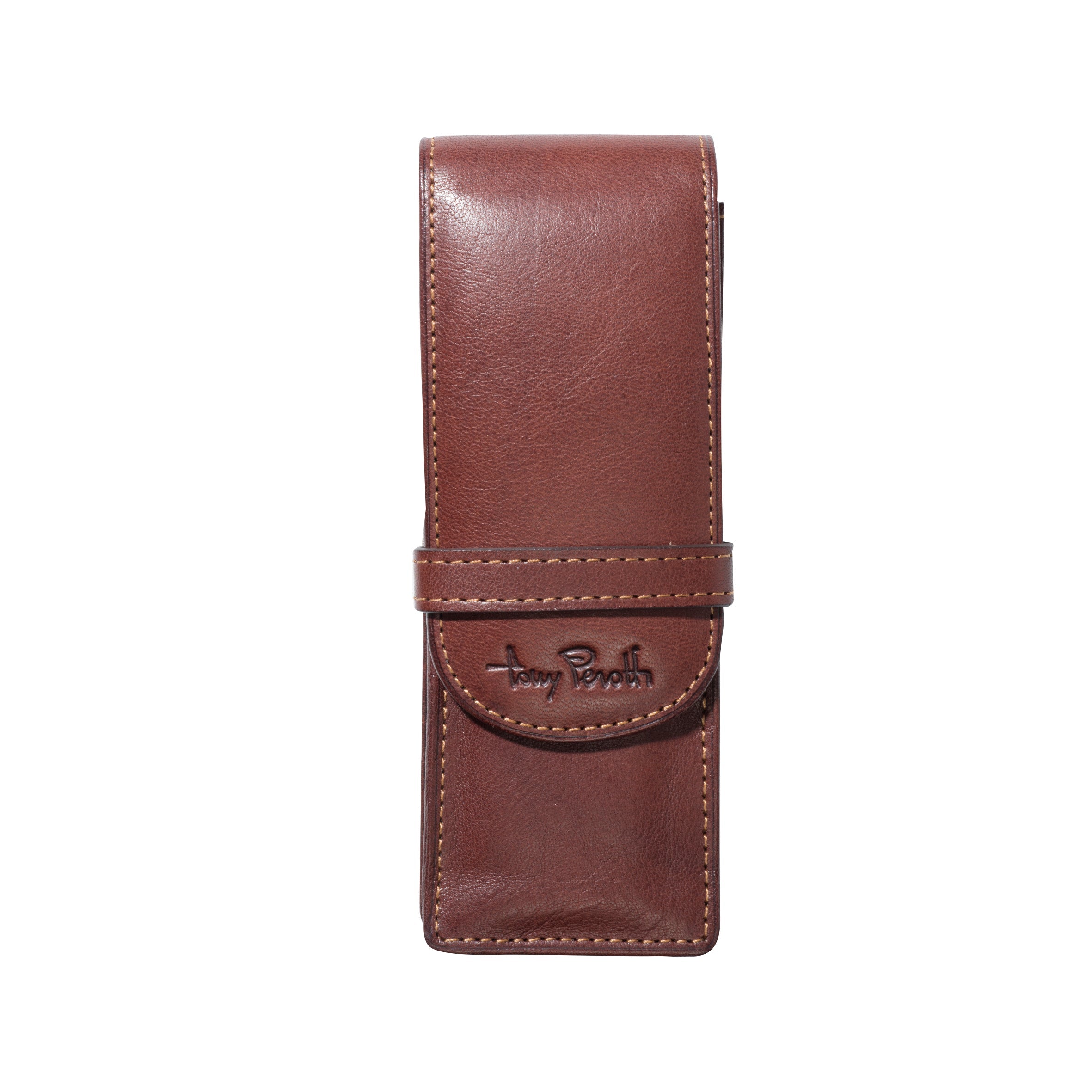 PENCIL CASE Dark Brown 2 pens