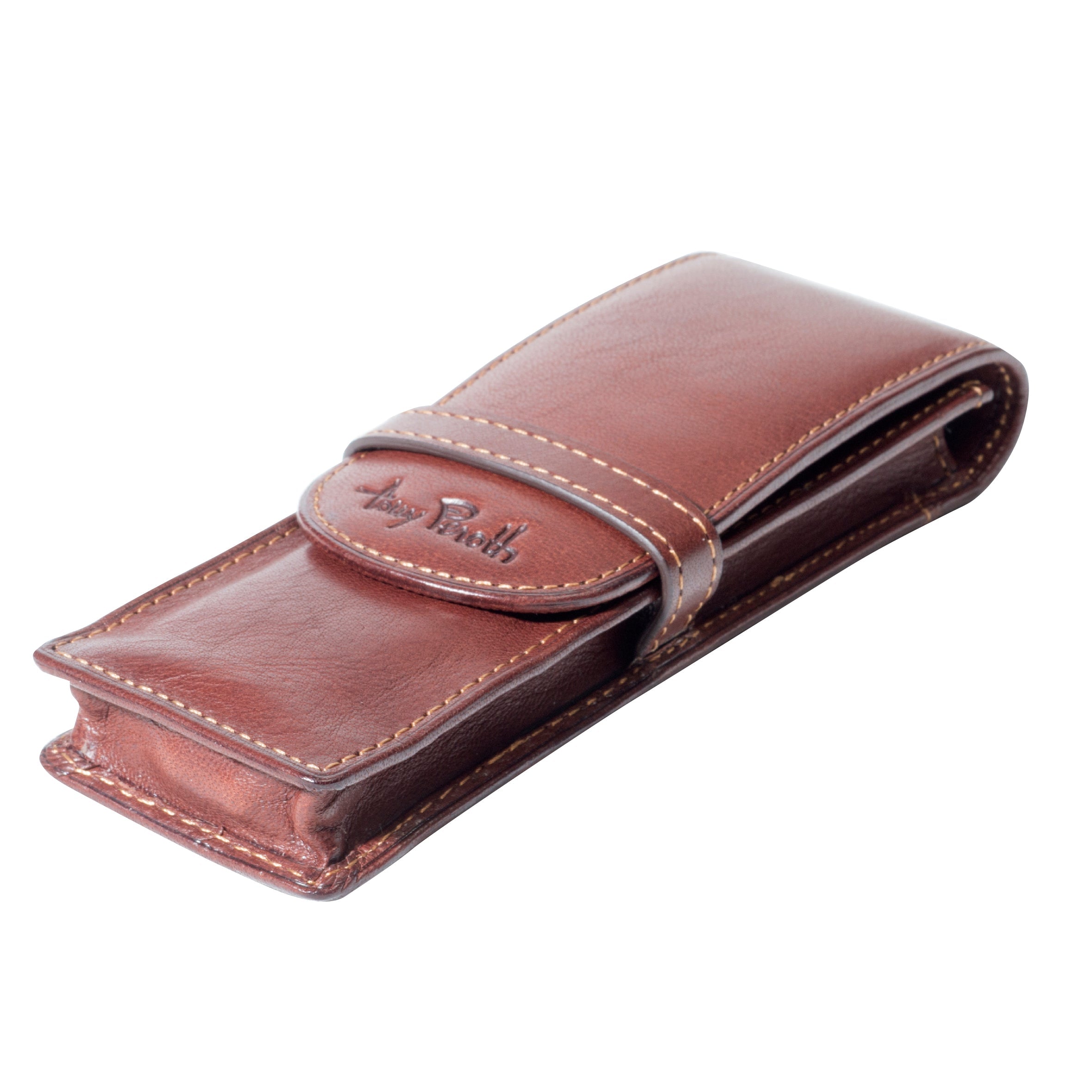 PENCIL CASE Dark Brown 2 pens