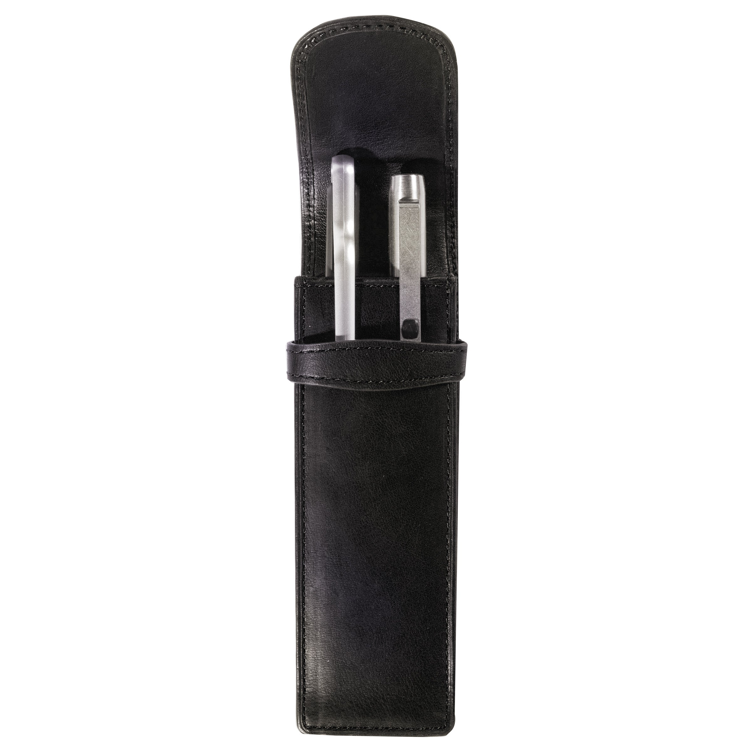 PENCIL CASE Black 2 pens