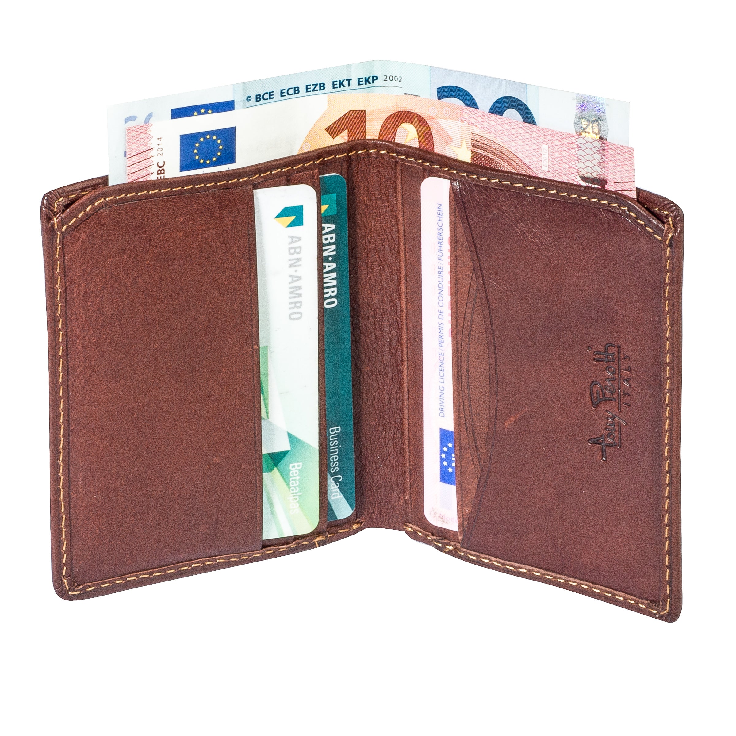 Creditcard wallet, fold, w/ banknote pocket / TE/CC/4934DB