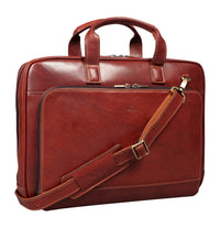 1-Compartment Laptop Bag, Brown
