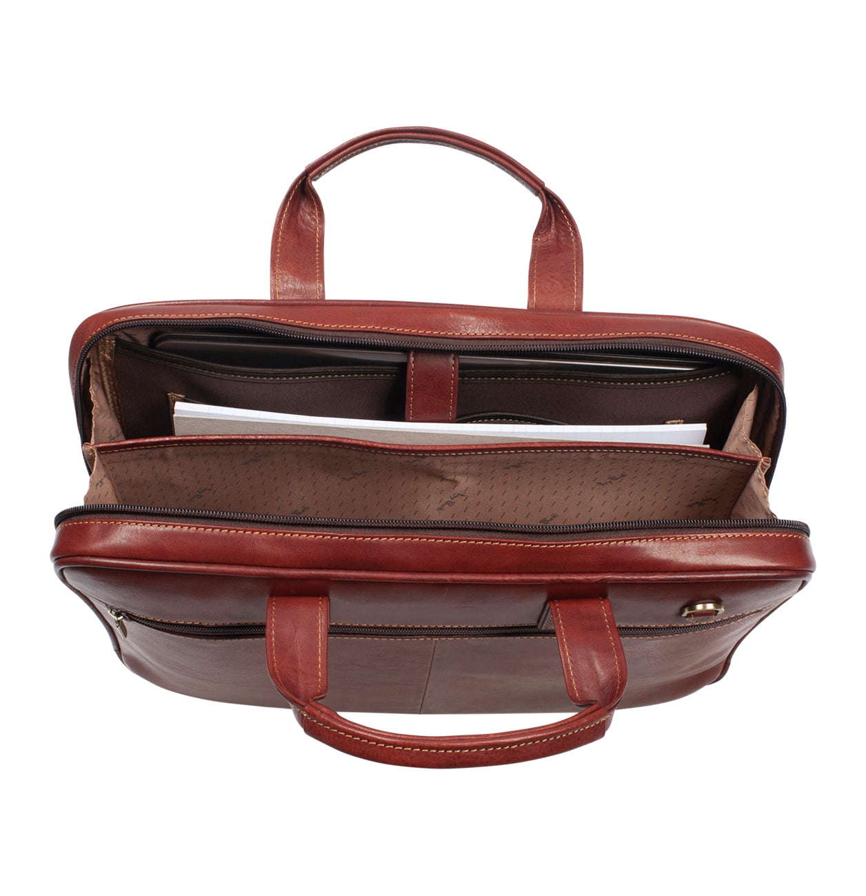 1 compartment Laptop bag Brown