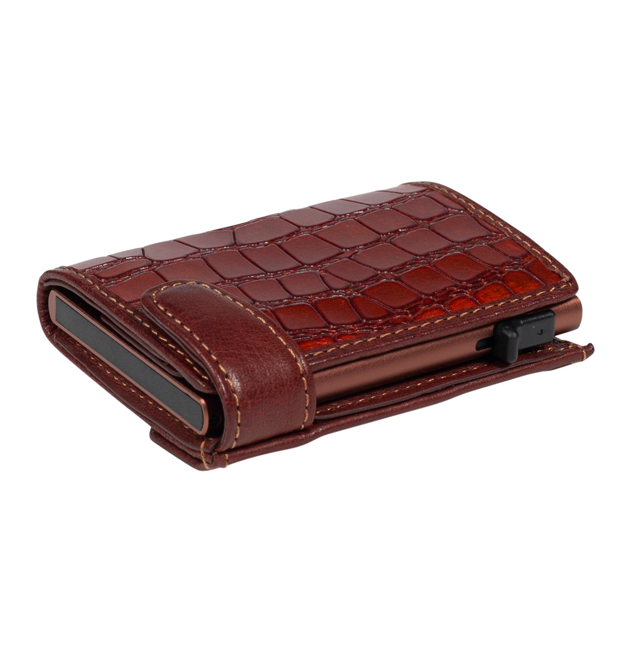 COIN Croco Dark Brown