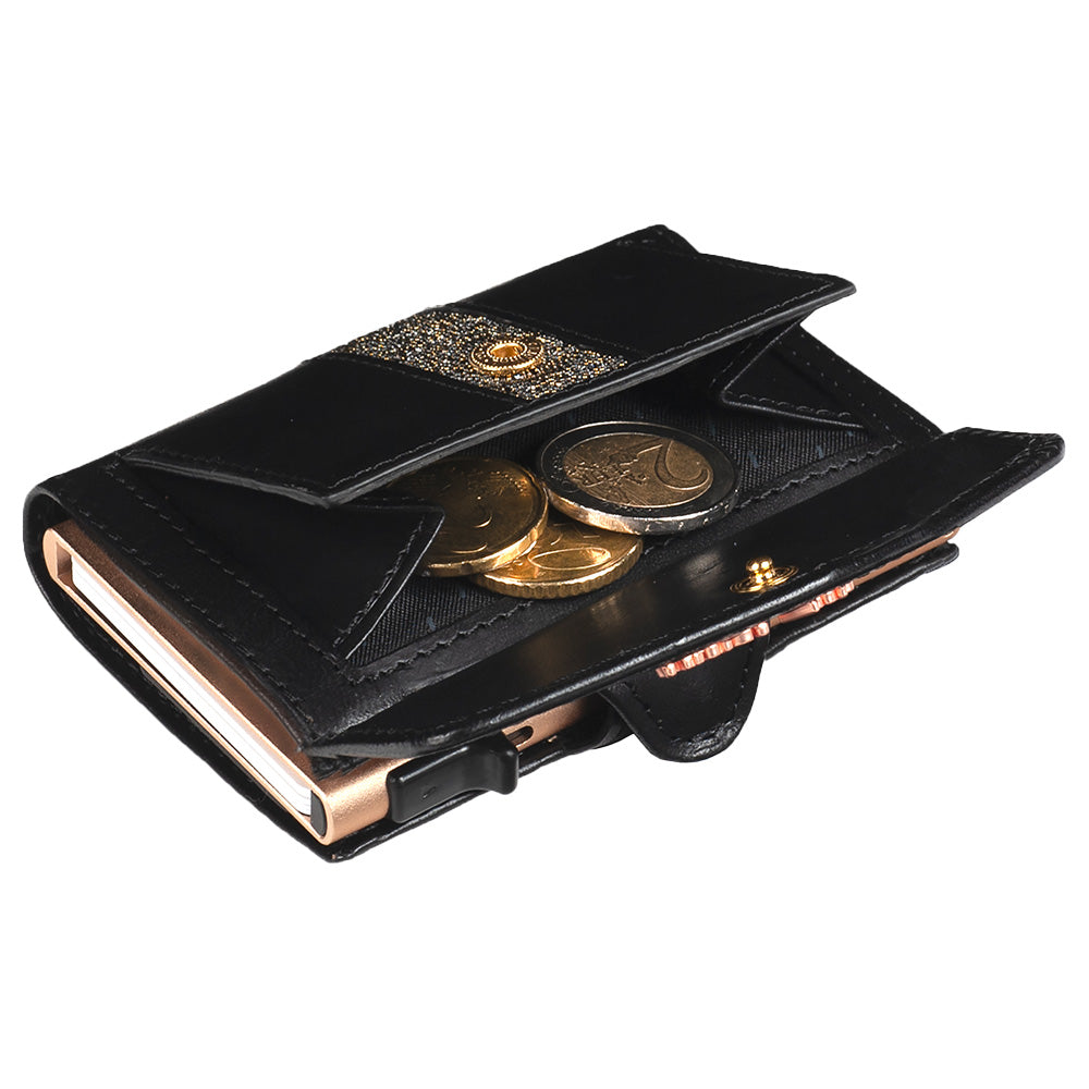 COIN LUXURY Swarovski Black & Brown