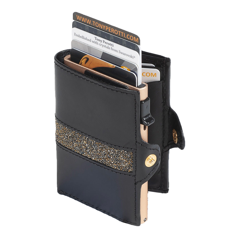 COIN LUXURY Swarovski Black & Brown