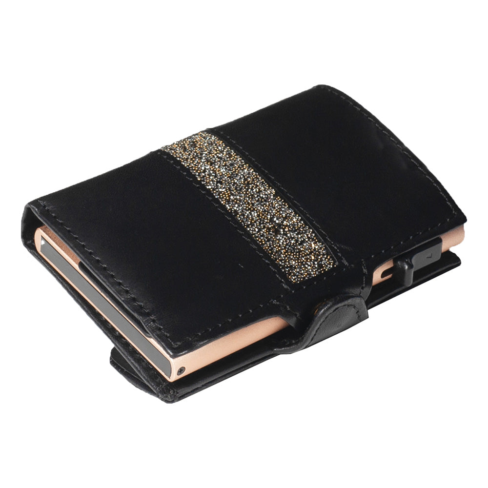 COIN LUXURY Swarovski Black & Brown